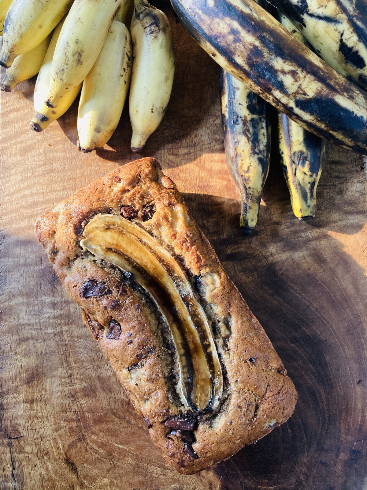 Chocolate banana bread.
