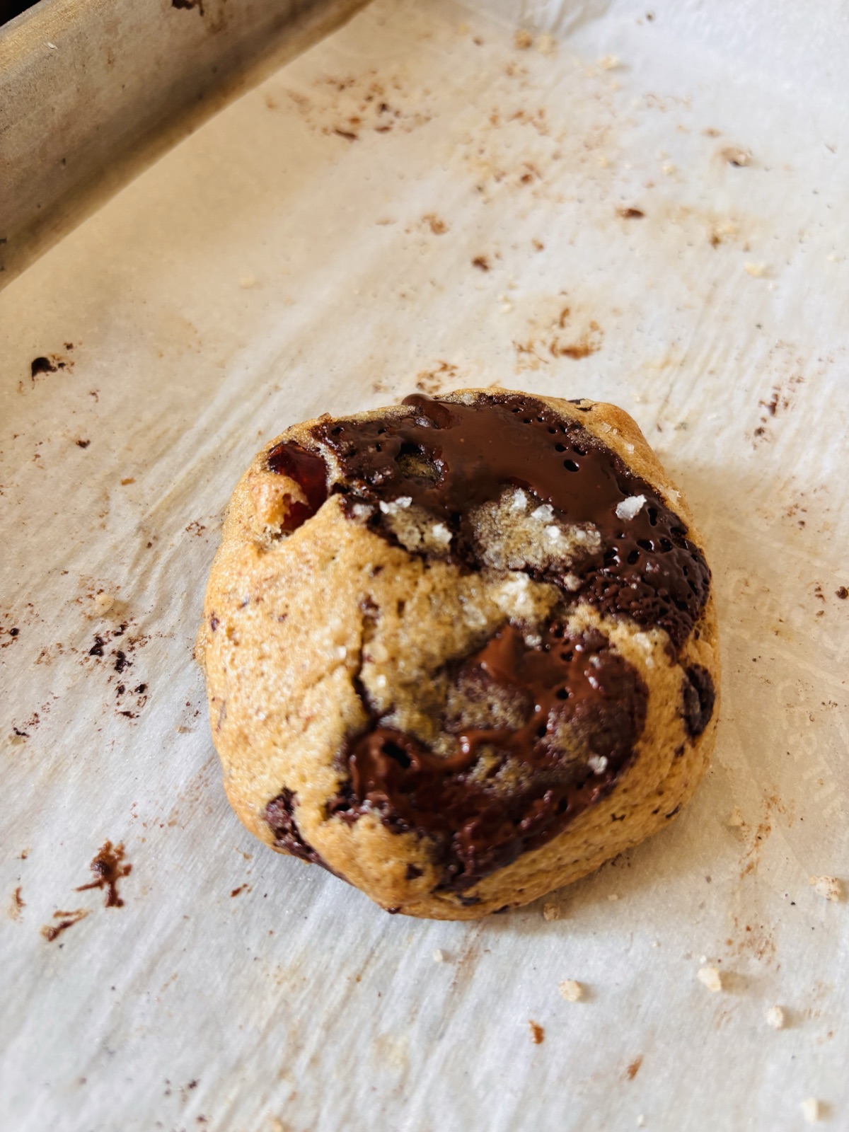 Sea-salt chocolate cookie.
